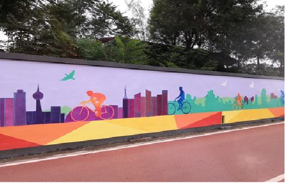 内乡墙体彩绘-围墙