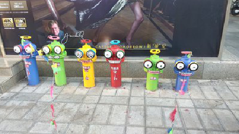 内乡商业区彩绘