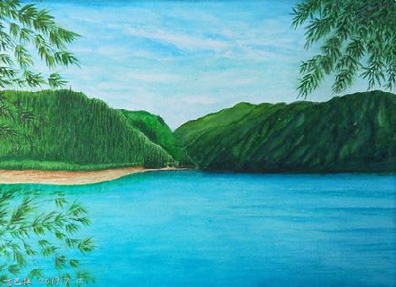 内乡在墙绘中，如何绘画绿水青山？