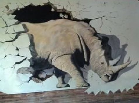 内乡在墙绘中，如何绘制3D效果？