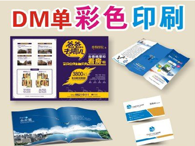 内乡单页印刷，色彩搭配简单。