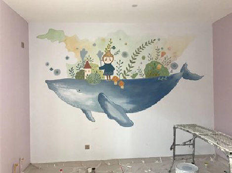 内乡手绘墙的特点及优势。